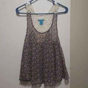 Floral tank top